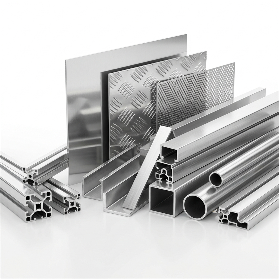 Hoog-Prestatie 6061 Aluminiumlegering Structuurextrusieprofiel