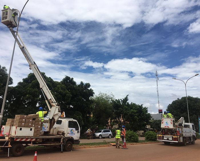 LED Street Lichte zulle neet verdrage, Milieuverenigingsbesmetting左 (宣盟-7 wiezoe